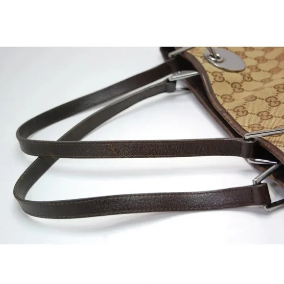 EXCELLENT CONDITION! Authentic Gucci Abbey Eclipse Shoulder Bag Handbag Purse - Picture 6 of 14